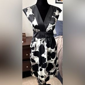 Mossimo Mini Black & White Dress, Size L
